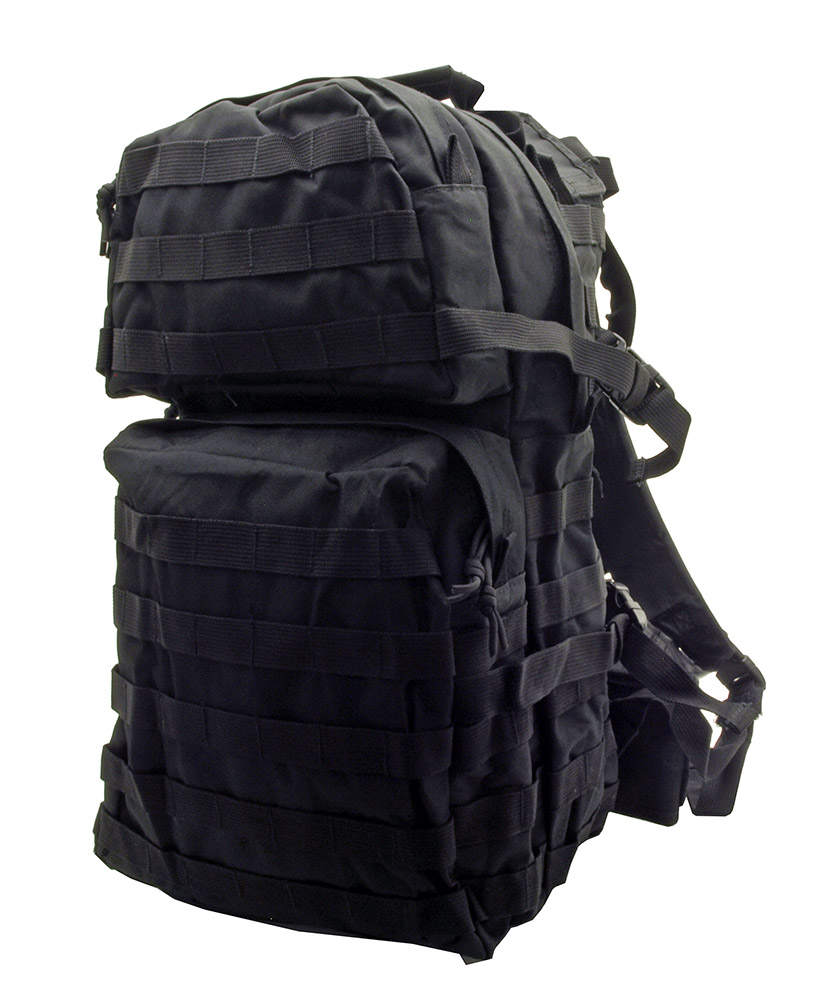 Large MOLLE Tactical Backpack Black