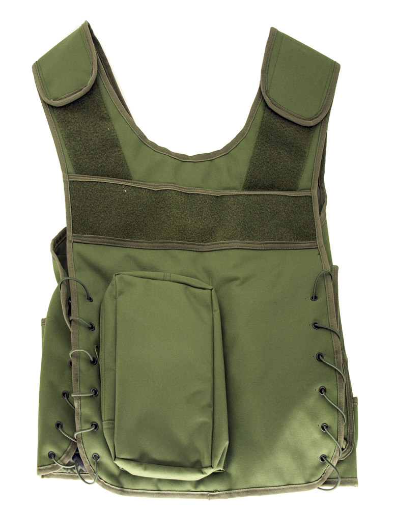 Adjustable Quilted Tactical Vest OD Green