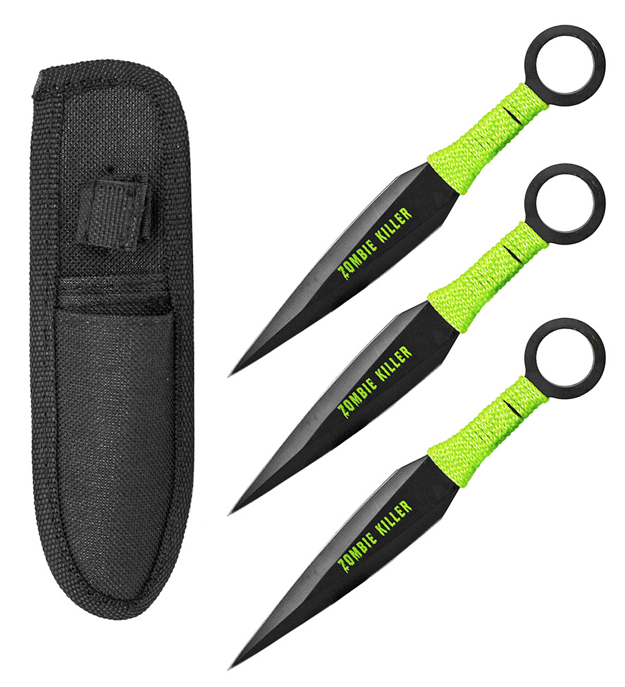 3pc. Zombie Killer Throwing Knives