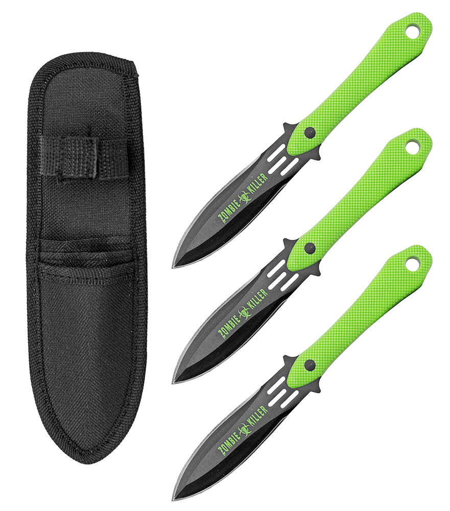3pc. Zombie Killer Throwing Knives