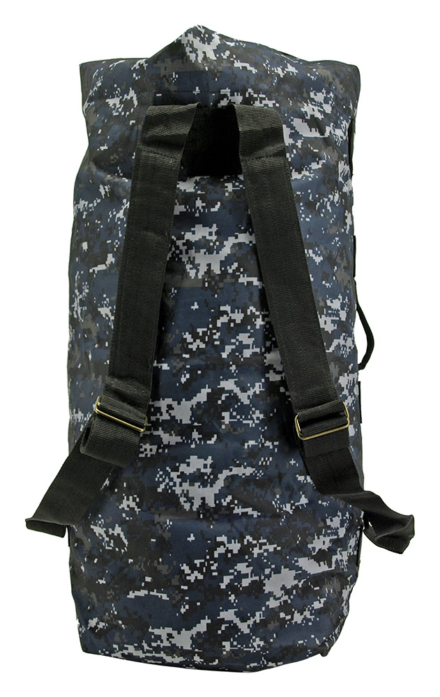 Military Duffel Blue Digital Camo