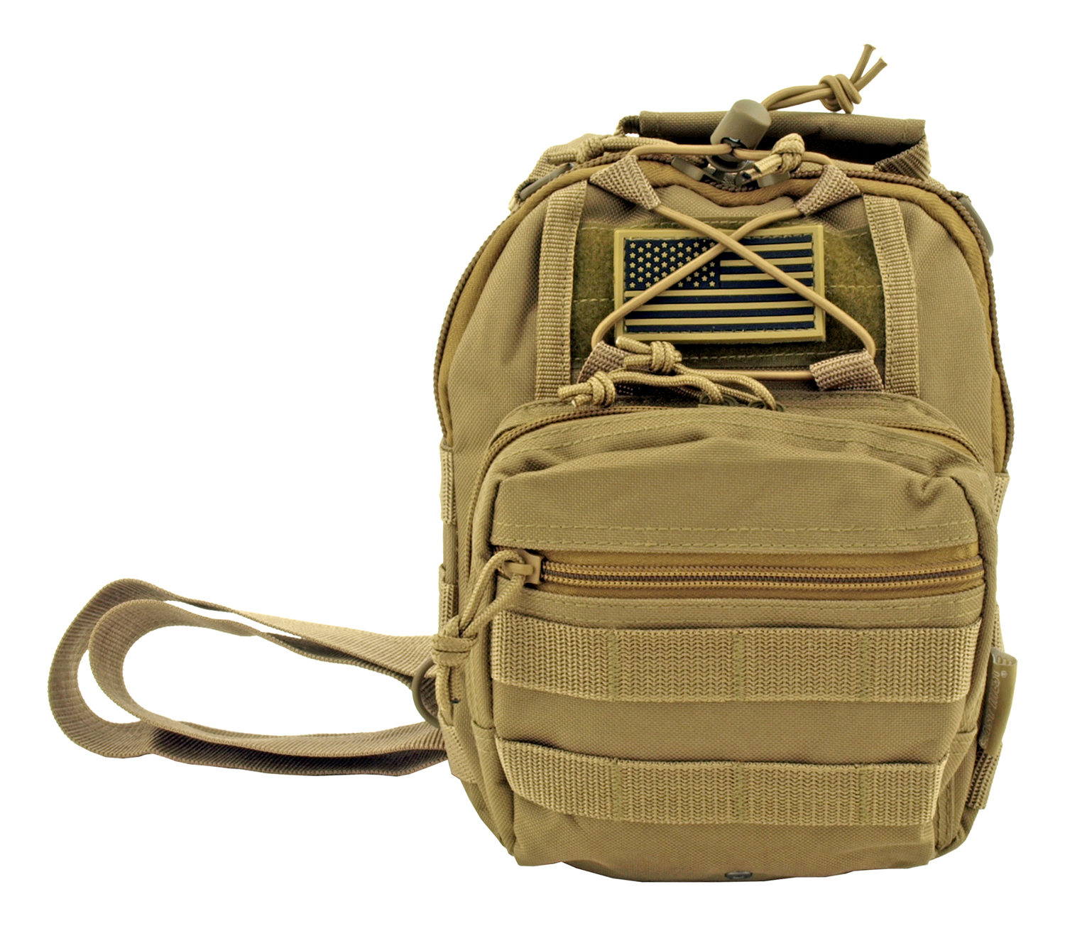 Concealed Carry Tactical Sling Bag Desert Tan