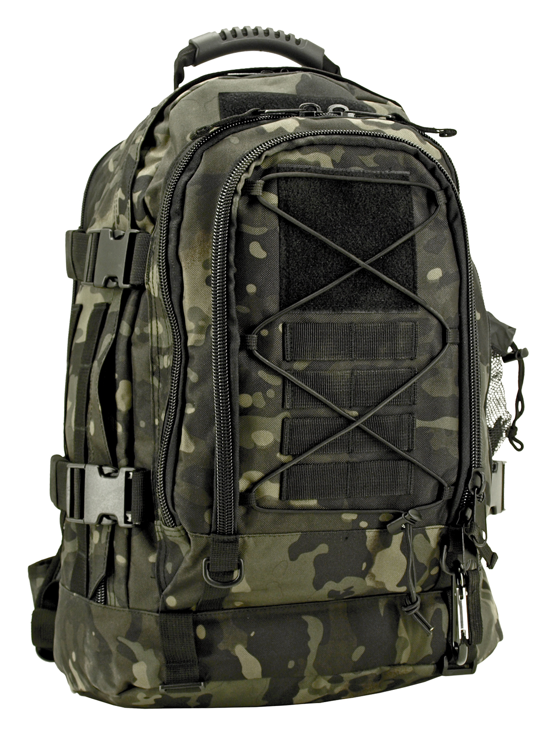 Expandable Tactical Elite Backpack Black Multicam