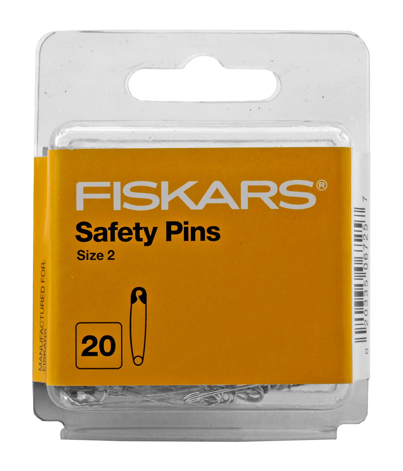 20pc. Safety Pins Size 2 Sewing Accessories Fiskars