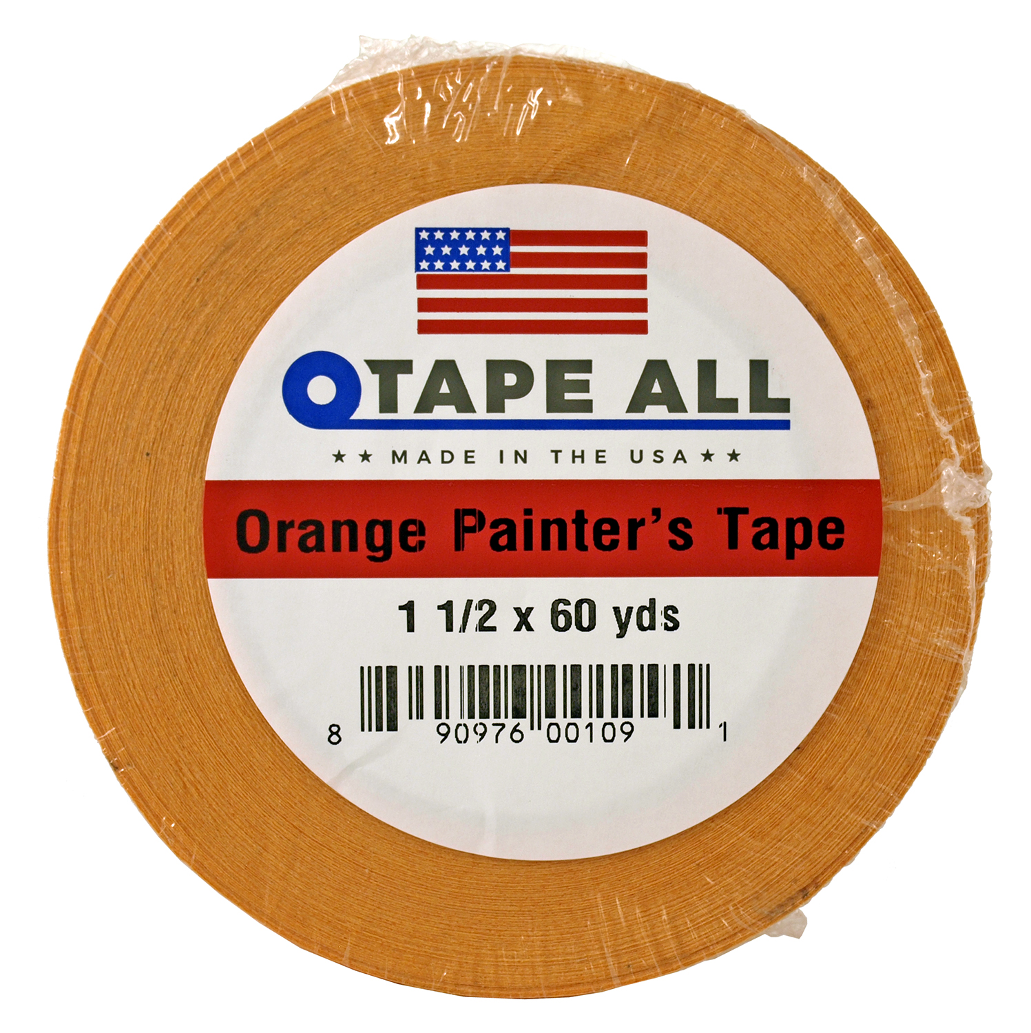 1.5" x 60yds. Orange Painters Tape