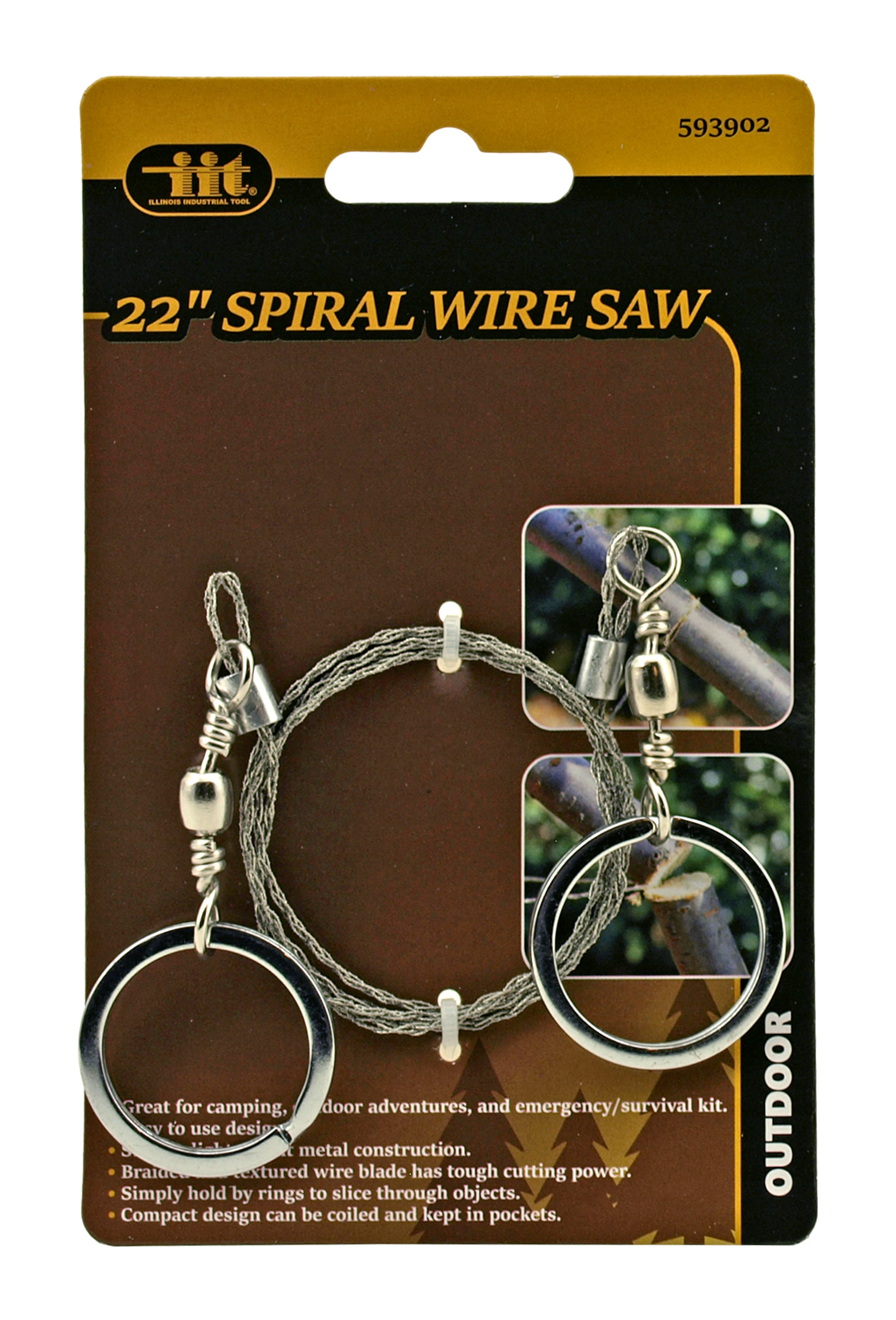 22" Spiral Wire Manual Power Hand Saw IIT
