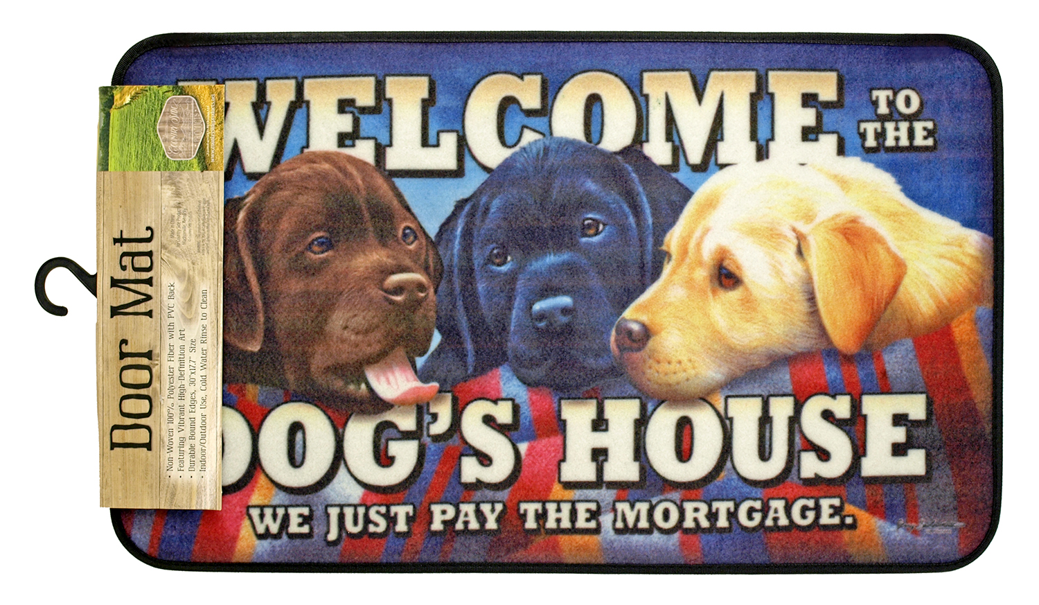 to the Dog's House Door Mat