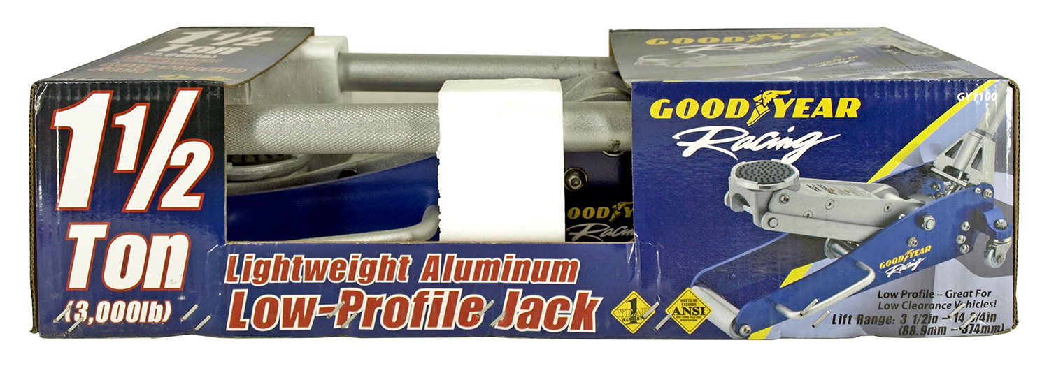 Goodyear Racing 11/2 Ton LowProfile Jack
