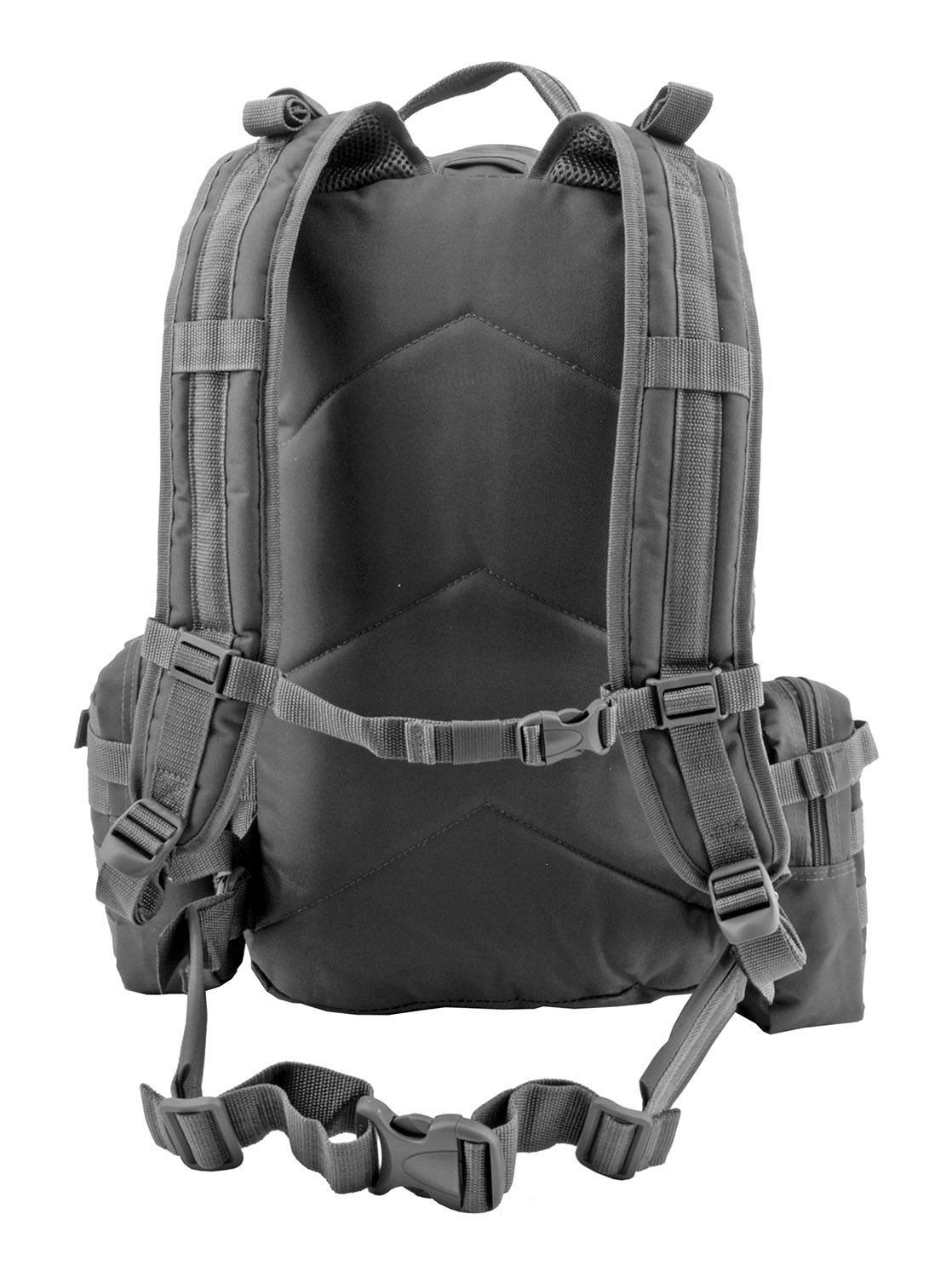 Large Tactical Assault Rucksack Backpack Grey