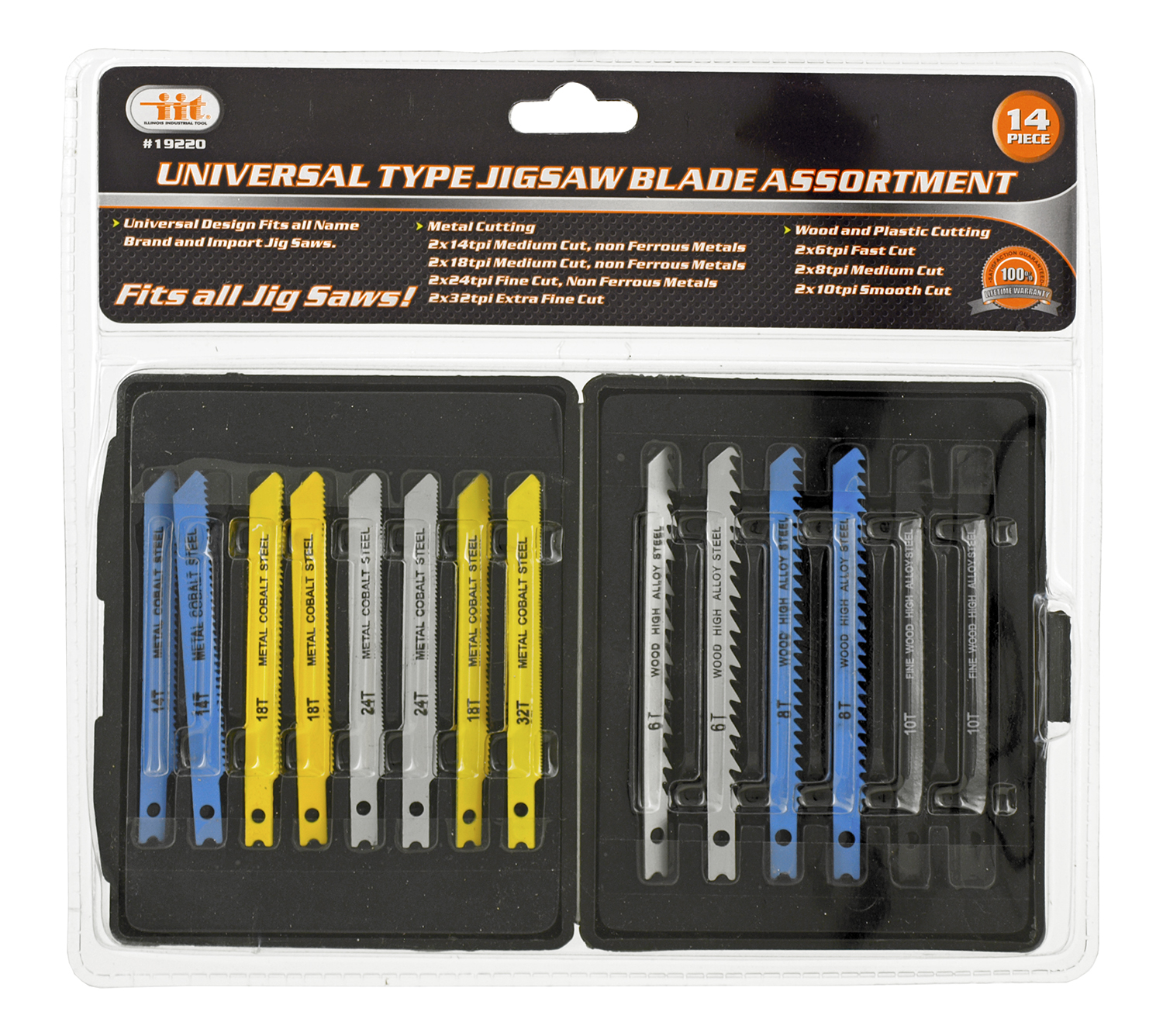 14 pc. Universal Type Jigsaw Blade Assortment