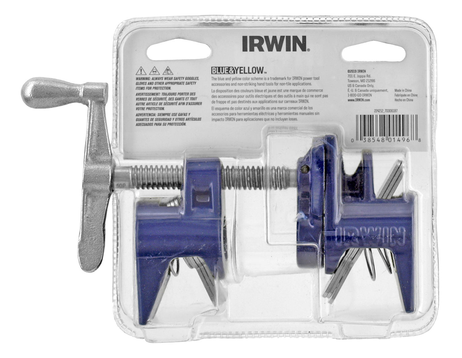 1/2" Pipe Clamp Vise 224212 Irwin