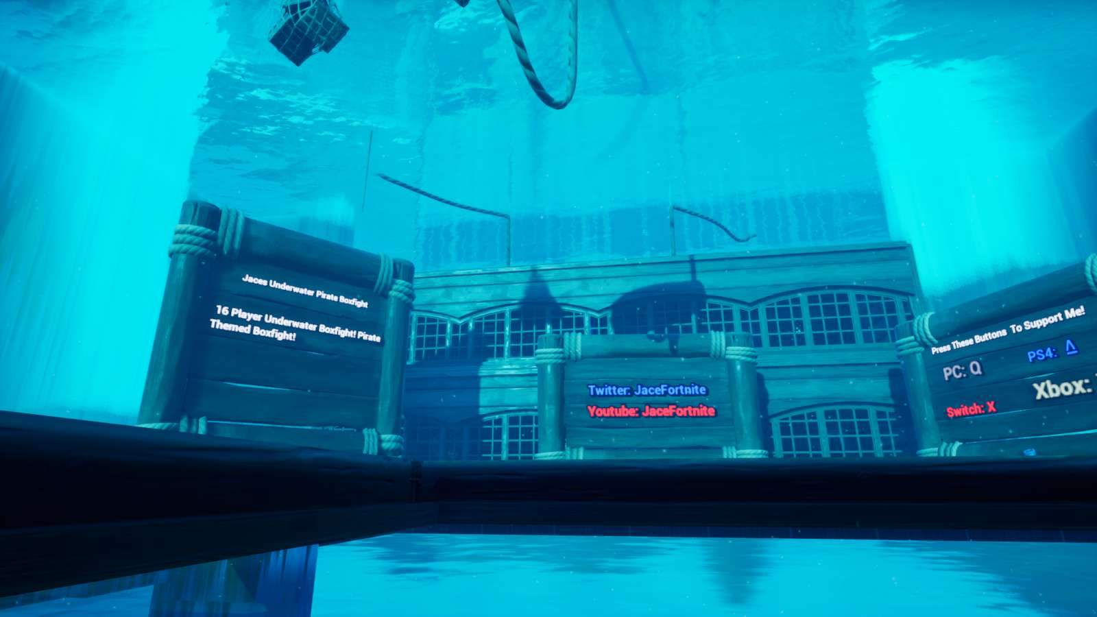 Jaces Underwater Pirate Boxfight Fortnite Creative Box Fights and FFA