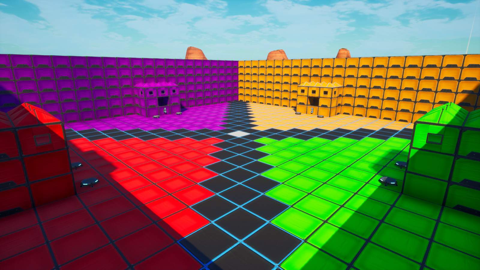 Advanced 4v4v4v4 Zone Wars / ماب زون وور Fortnite Creative Zone Wars