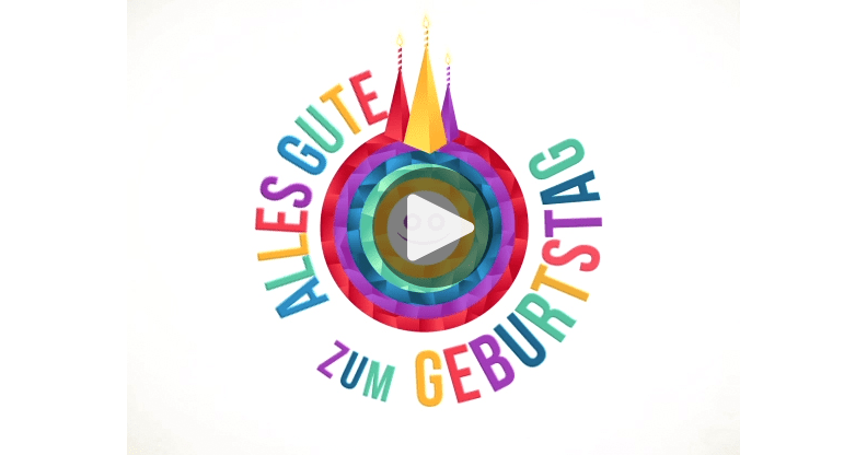 Meine Karte Ein Regenbogen voller guter Wünsche