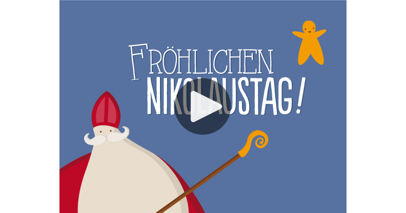 Meine Karte Fröhlichen Nikolaustag