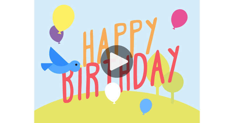 Meine Karte Geburtstagskarte Happy Day
