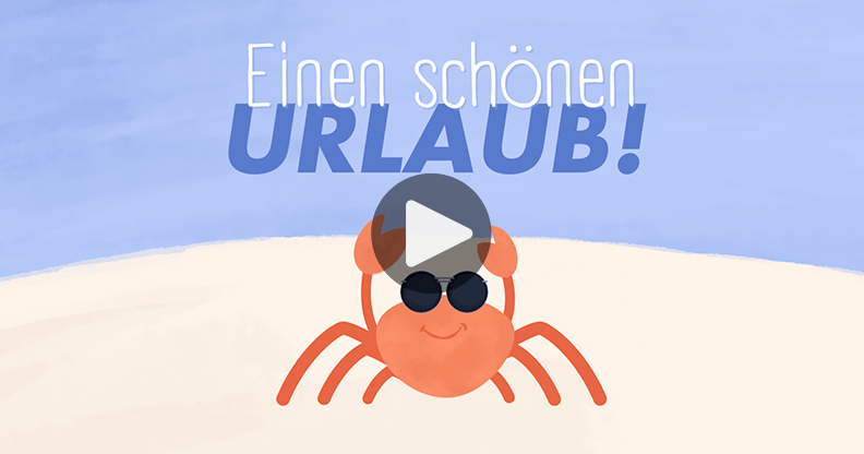 Meine Karte Einen schönen Urlaub