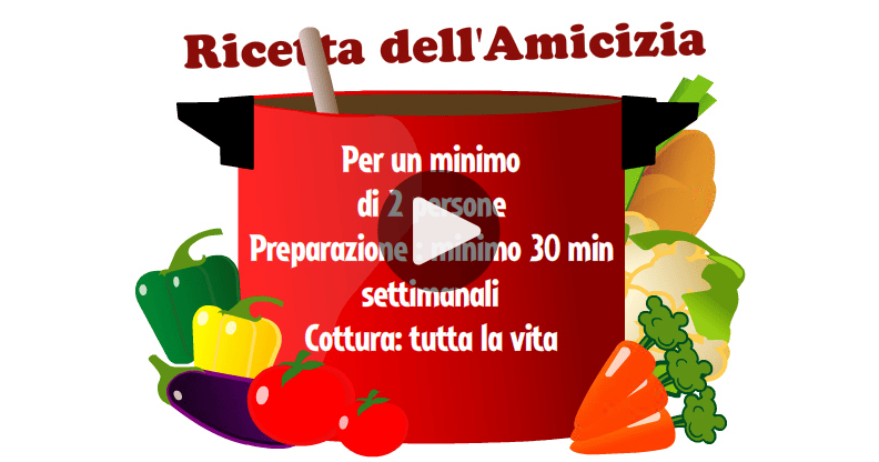 Cartolina La ricetta dell'amicizia