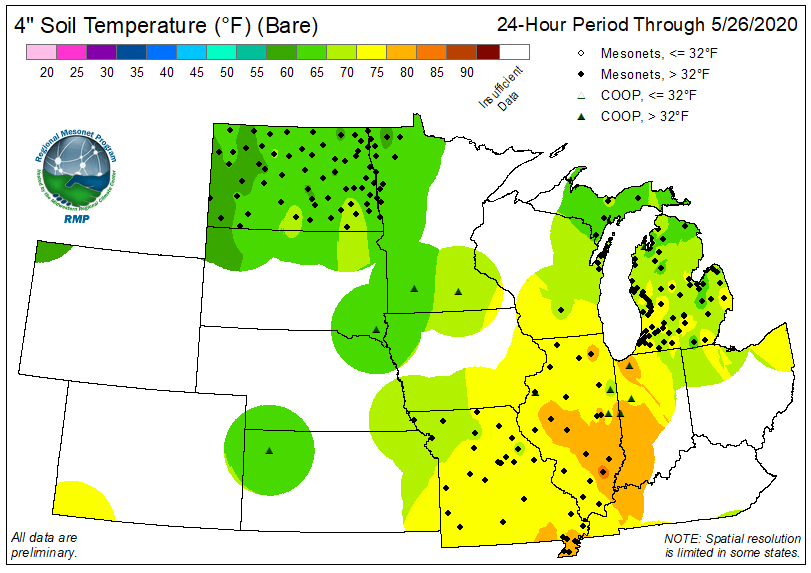 Iowa State Soil Temps