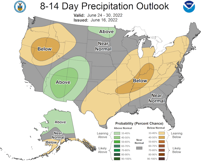 Drought Early Warning Update for the Midwest U.S. June 16, 2022