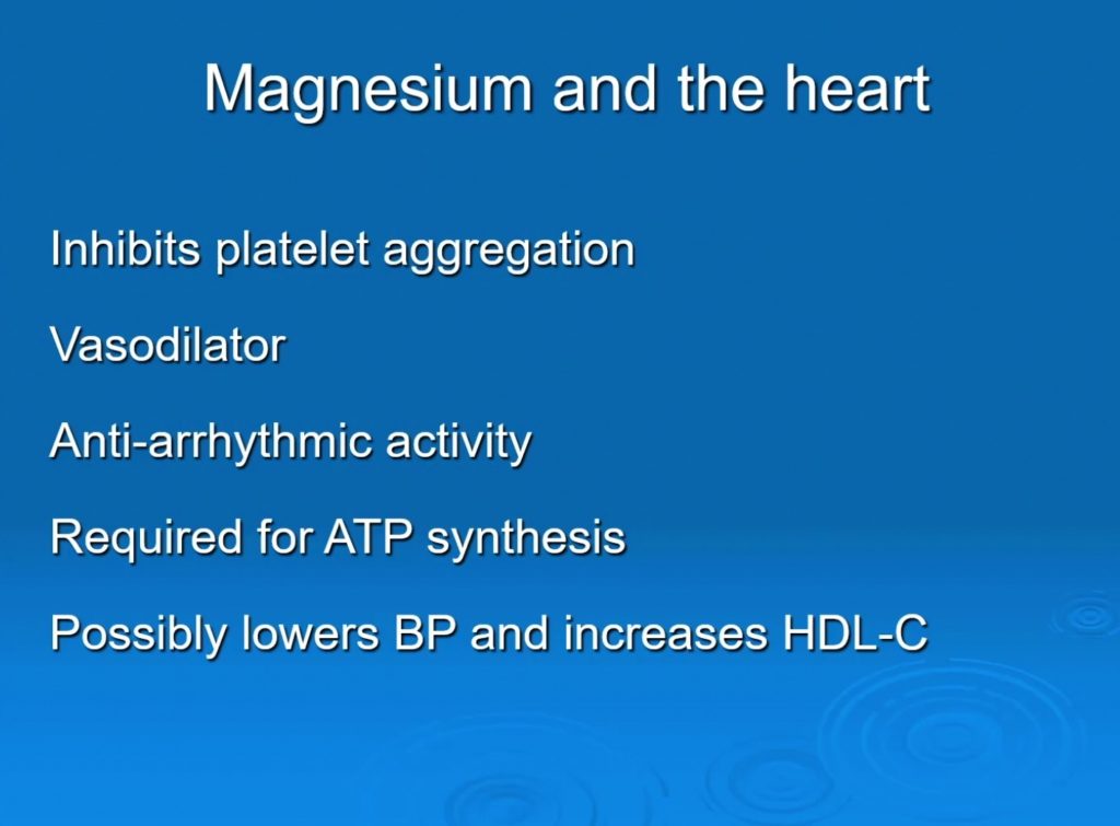 Dr. med. Anatol Rocke » magnesium and the heart
