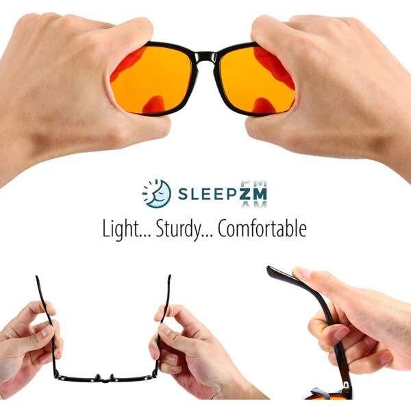 99.9 Blue Blockers Gaming Glasses Blue Light Blocking Orange Amber