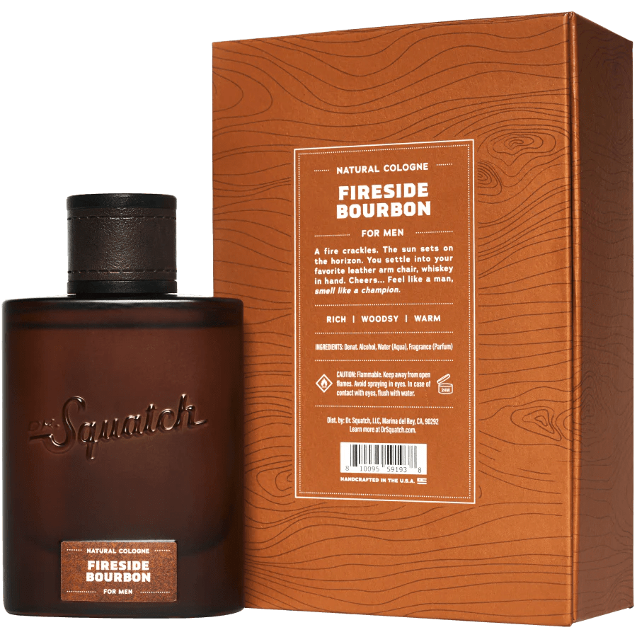 Fireside Bourbon Cologne Dr. Squatch