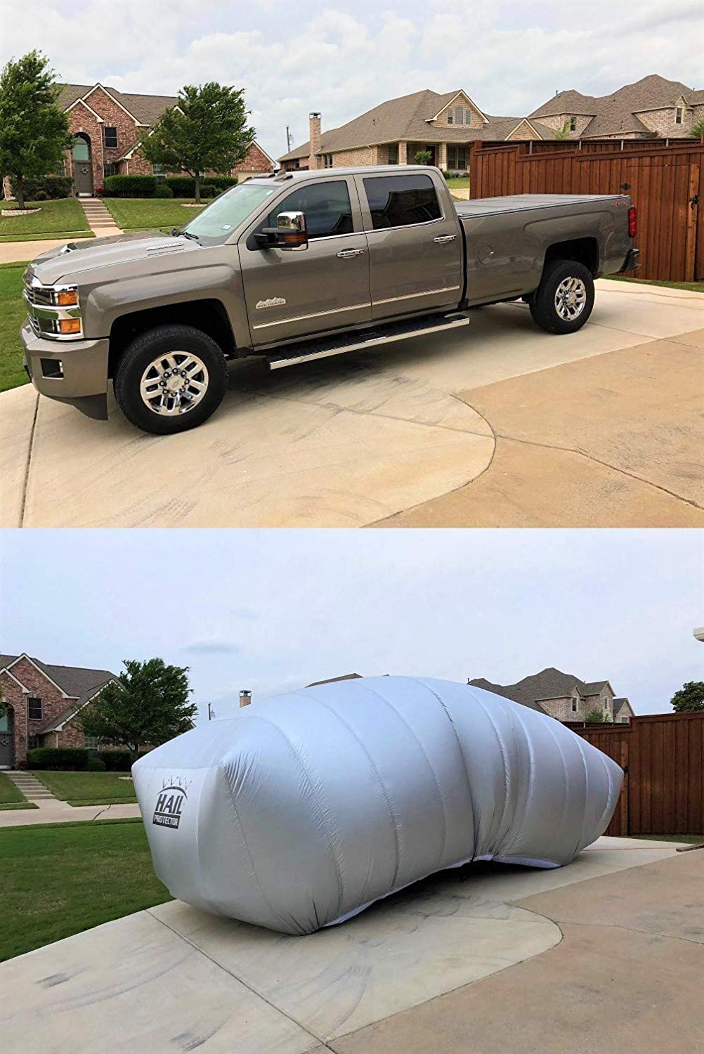 Hail Protector Patented Portable Car Cover System (ANY