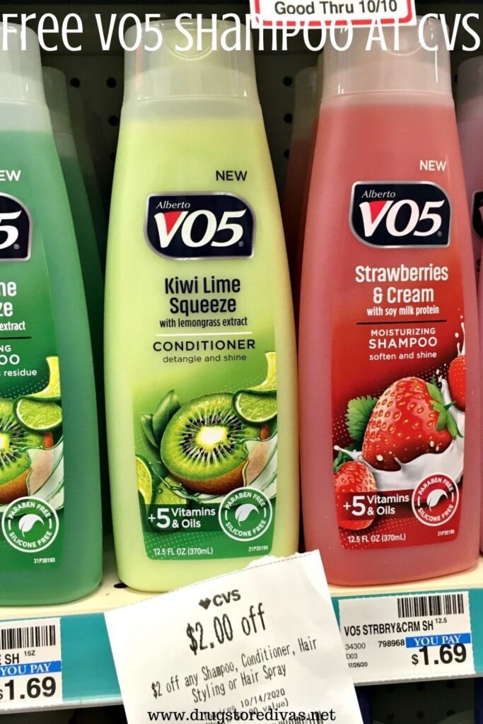 Free VO5 Shampoo At CVS Drugstore Divas