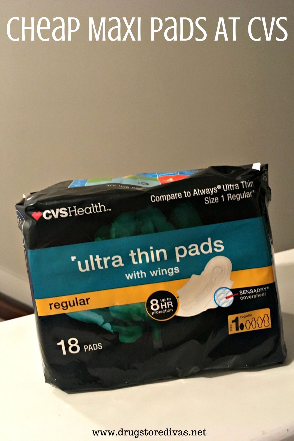 Cheap Maxi Pads At CVS Drugstore Divas