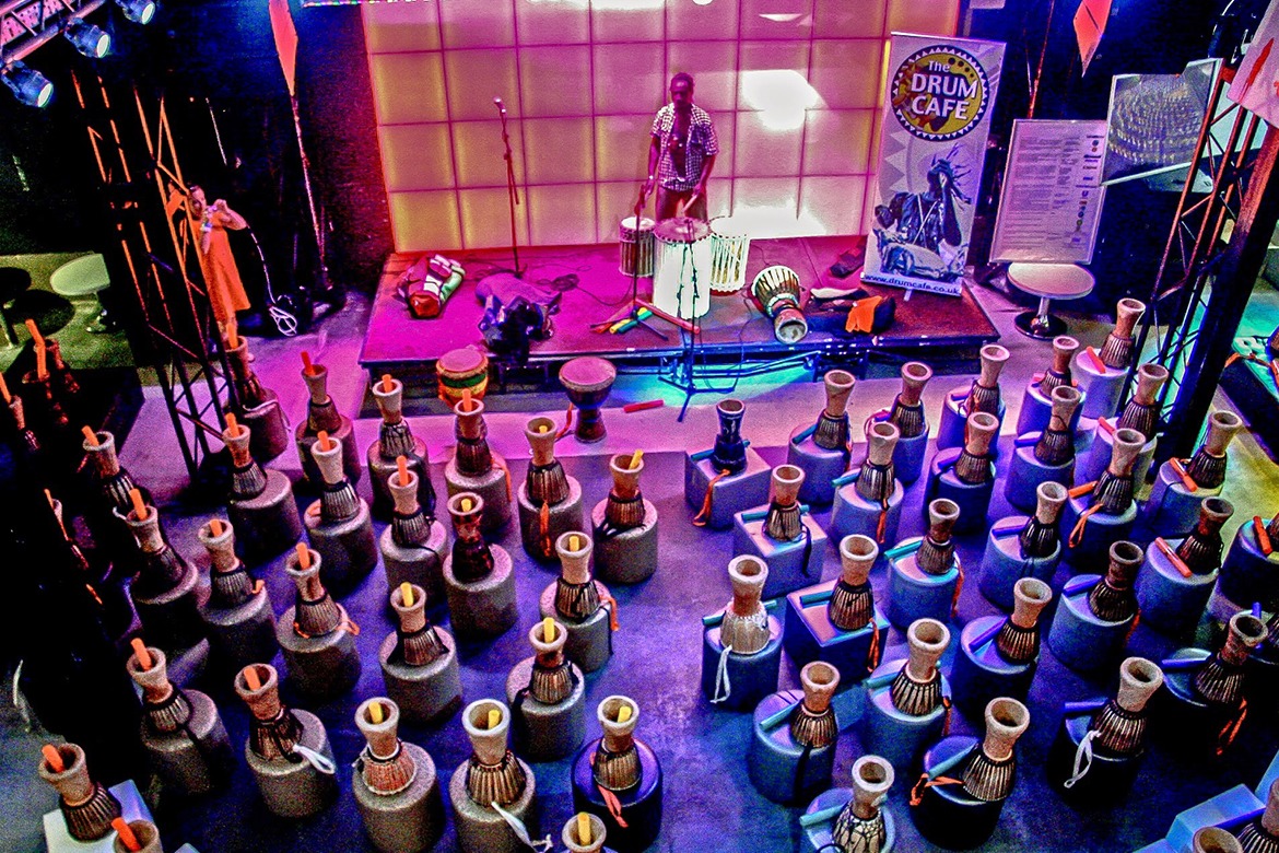 Team Building, Interactive drumming entertainment, Gumboot Dancers, Boomwhackers, Conferences