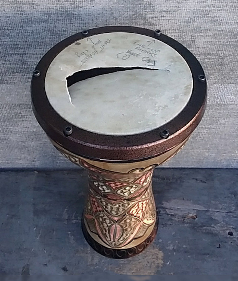 Professional Darbuka (Doumbek) Repair The Drum Doctor