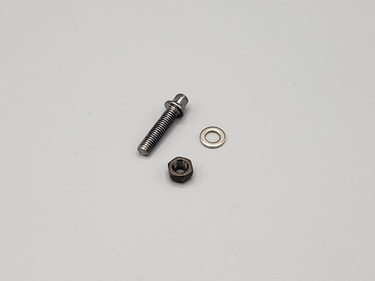 Tama M6x25mm Square Head Bolt, Washer, and Nut Assembly (MS625SHWNN