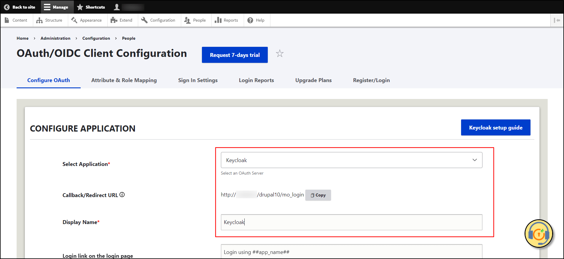 Configure Keycloak as OAuth / OpenID Connect provider for Drupal login