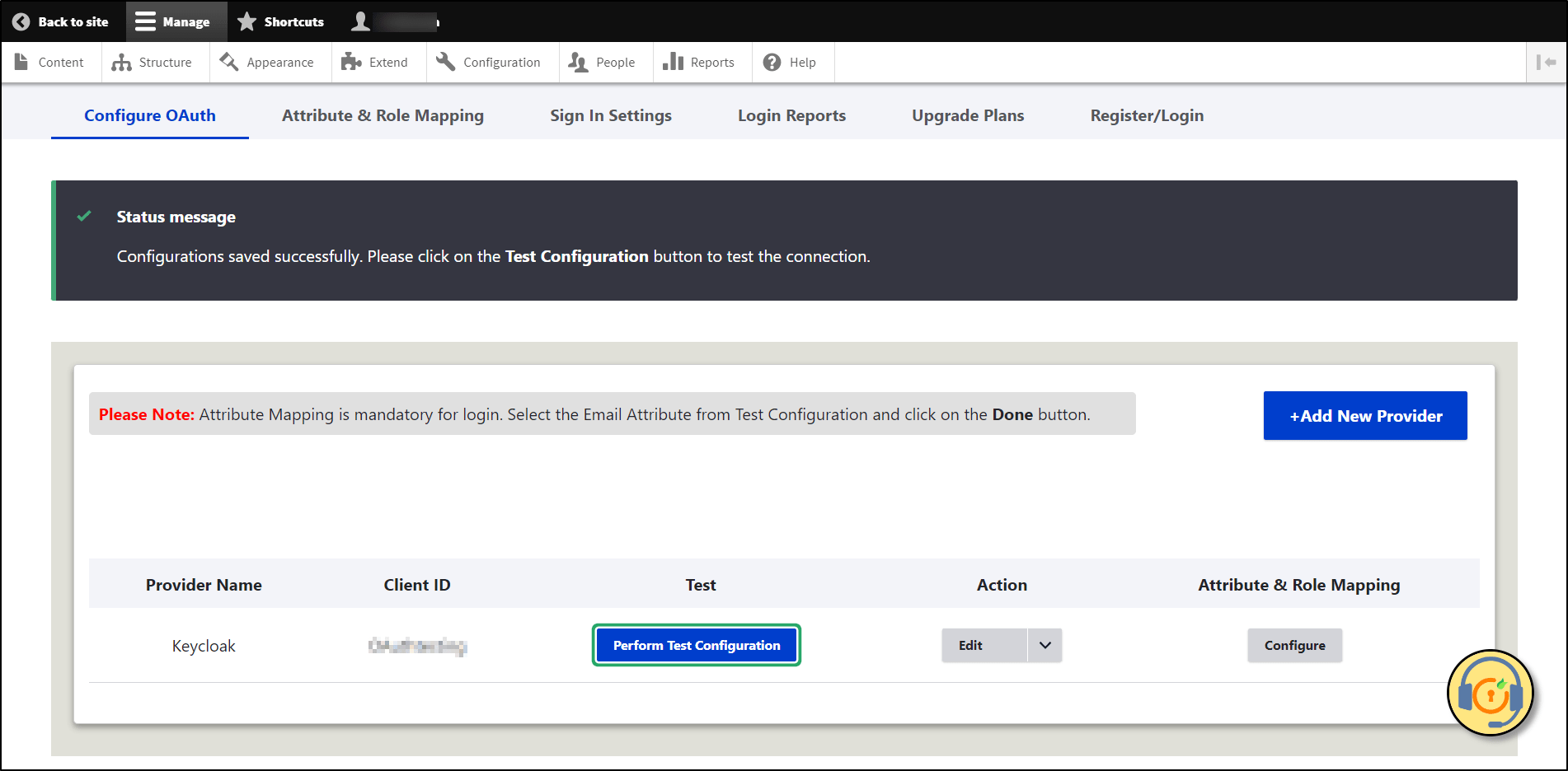 Configure Keycloak as OAuth / OpenID Connect provider for Drupal login