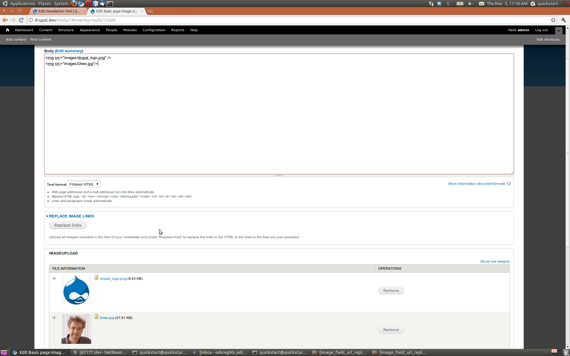 Image Field Url Replacer