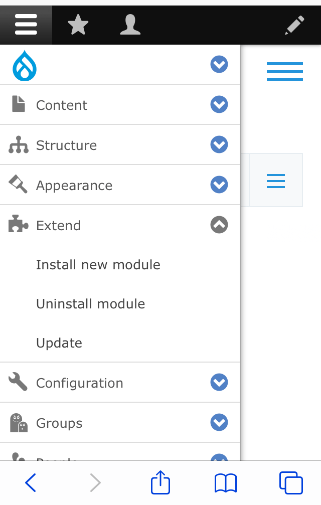 Issue with sidebar height calculation on iOS leads to an unreachable