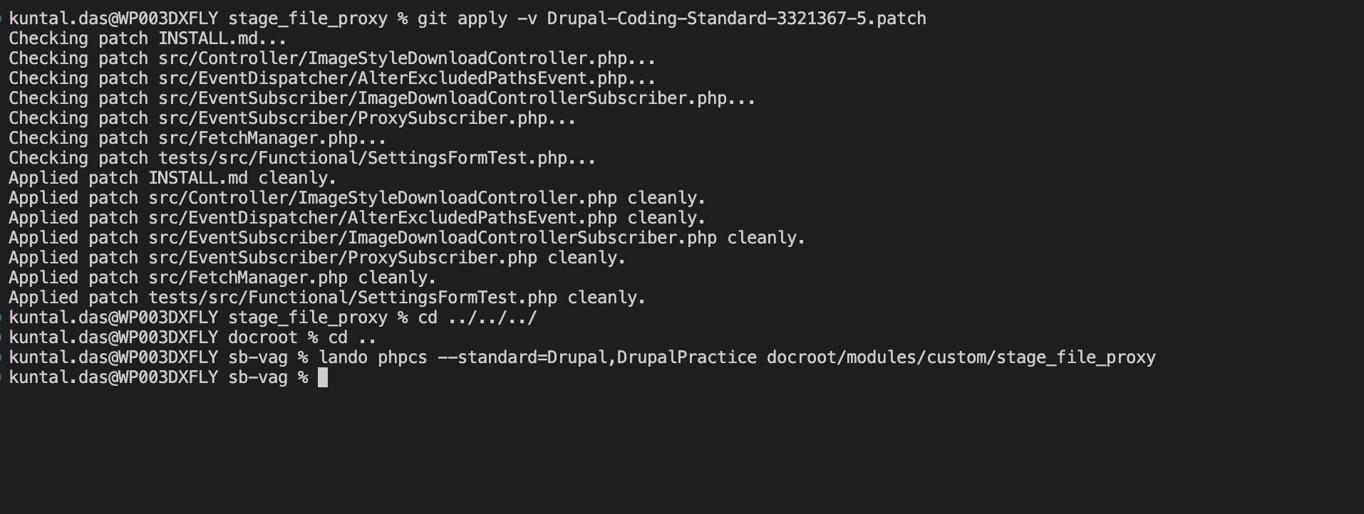 Drupal Coding Standard. [3321367]