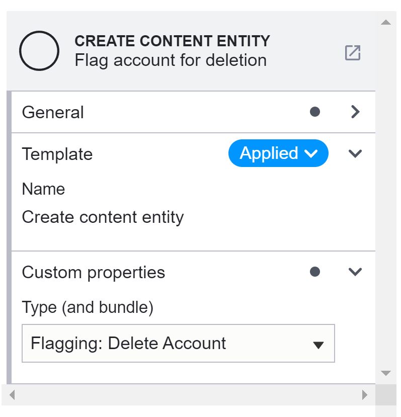 Schedule a flagged account for deletion [3323689]