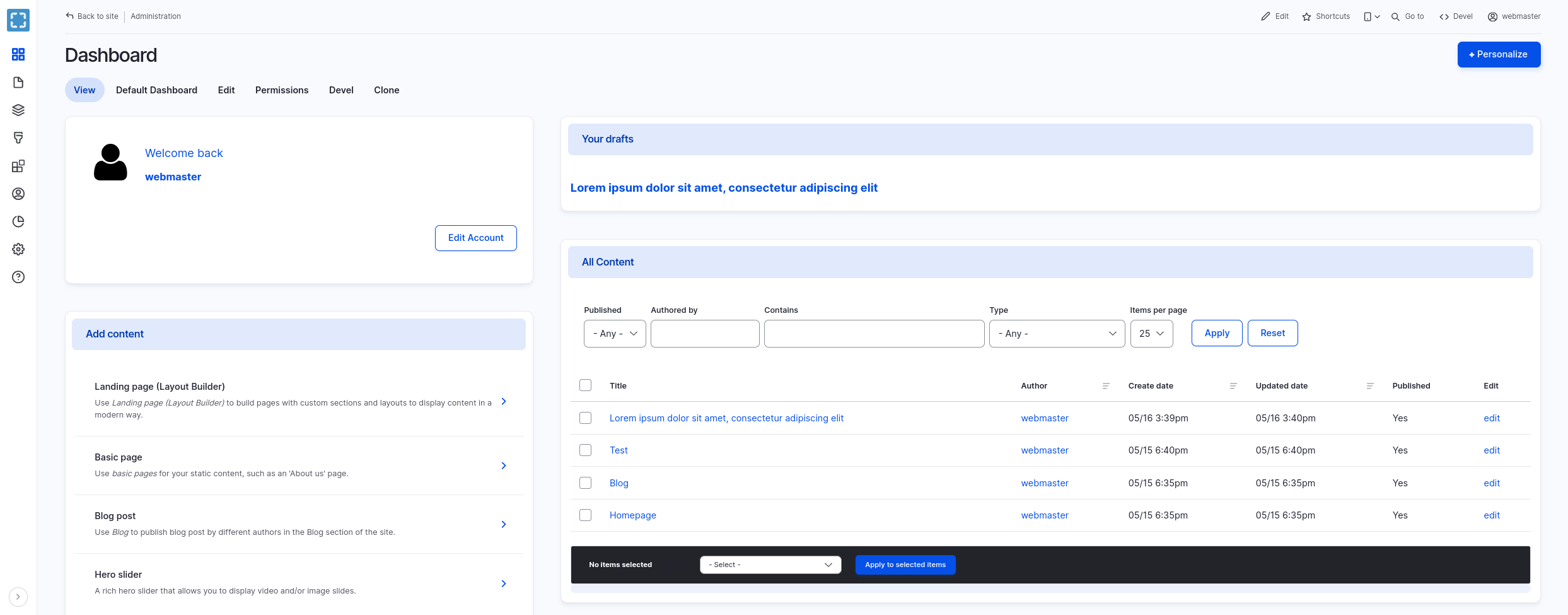 Add a responsive  Dashboard icon to the Gin Admin Toolbar [3360719