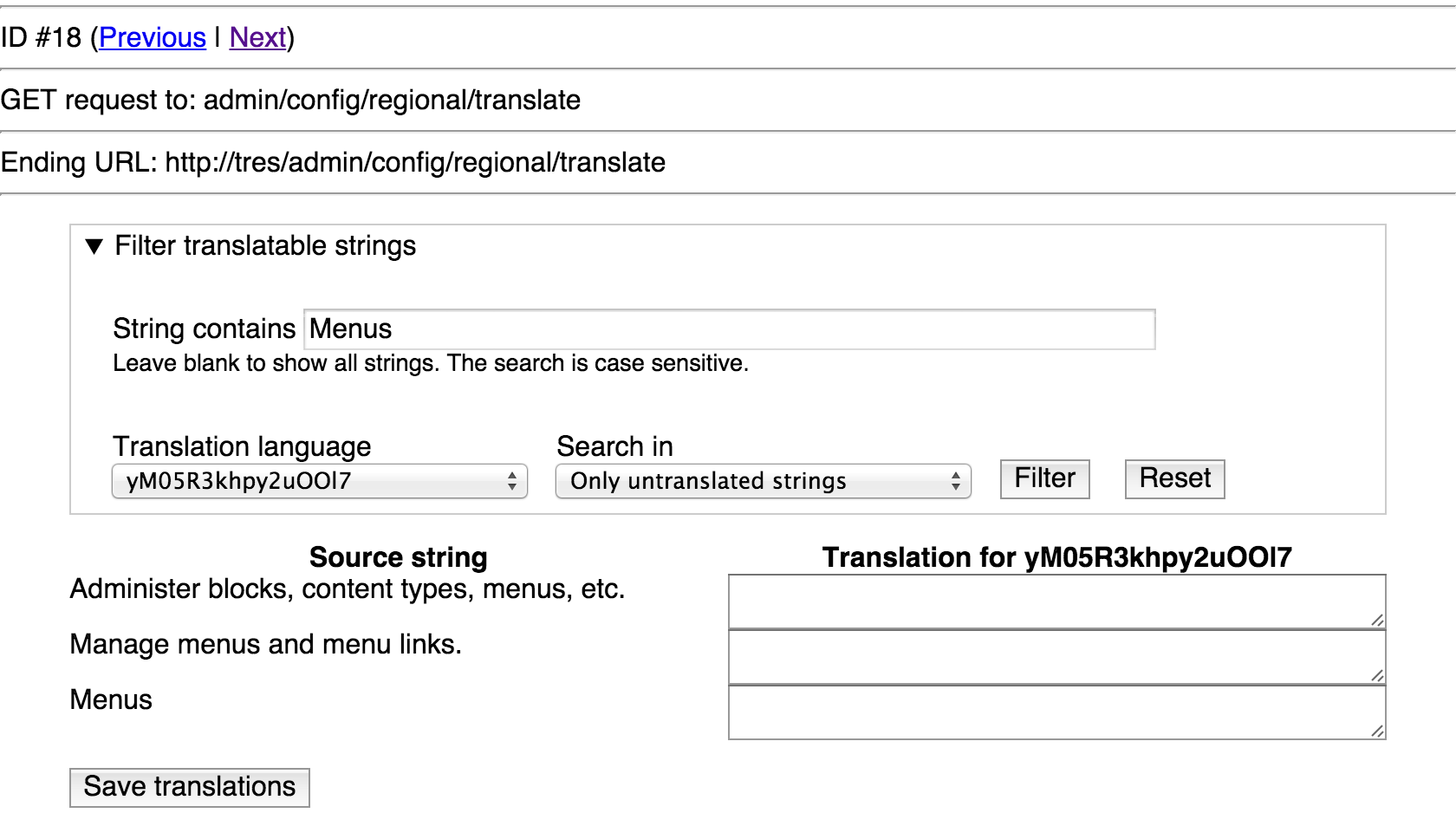 Locale DB schema case insensitive (blob) only on MySQL not on other