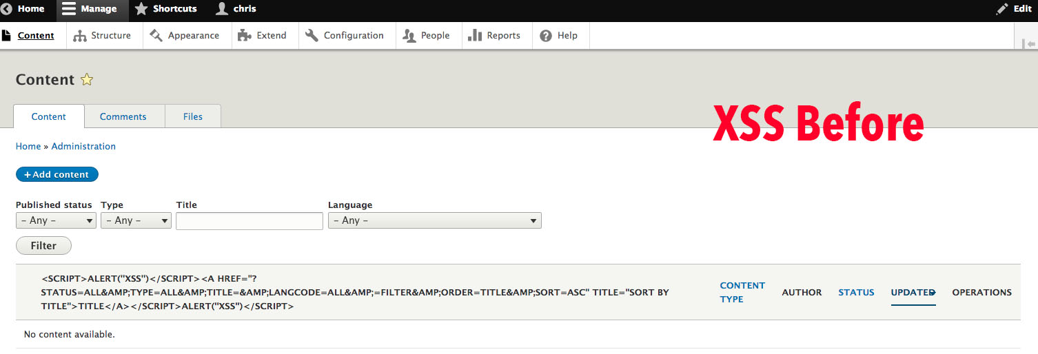 Test that Header label + customized label wrapper of a Views table