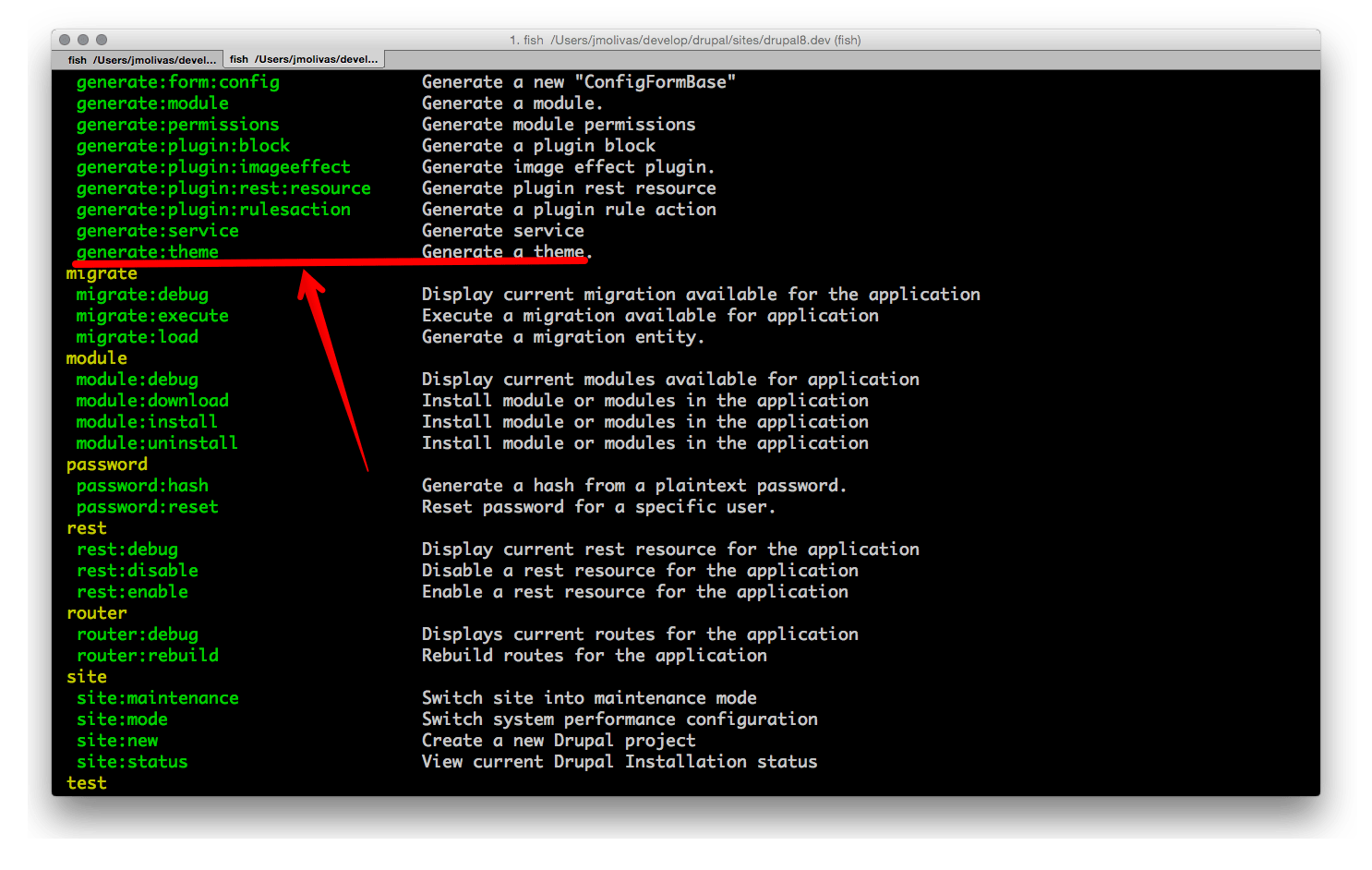 Bug when installing custom theme with the Console [2531642]