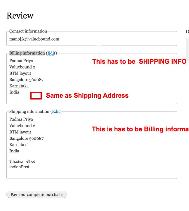 Billing same as shipping [2852207]