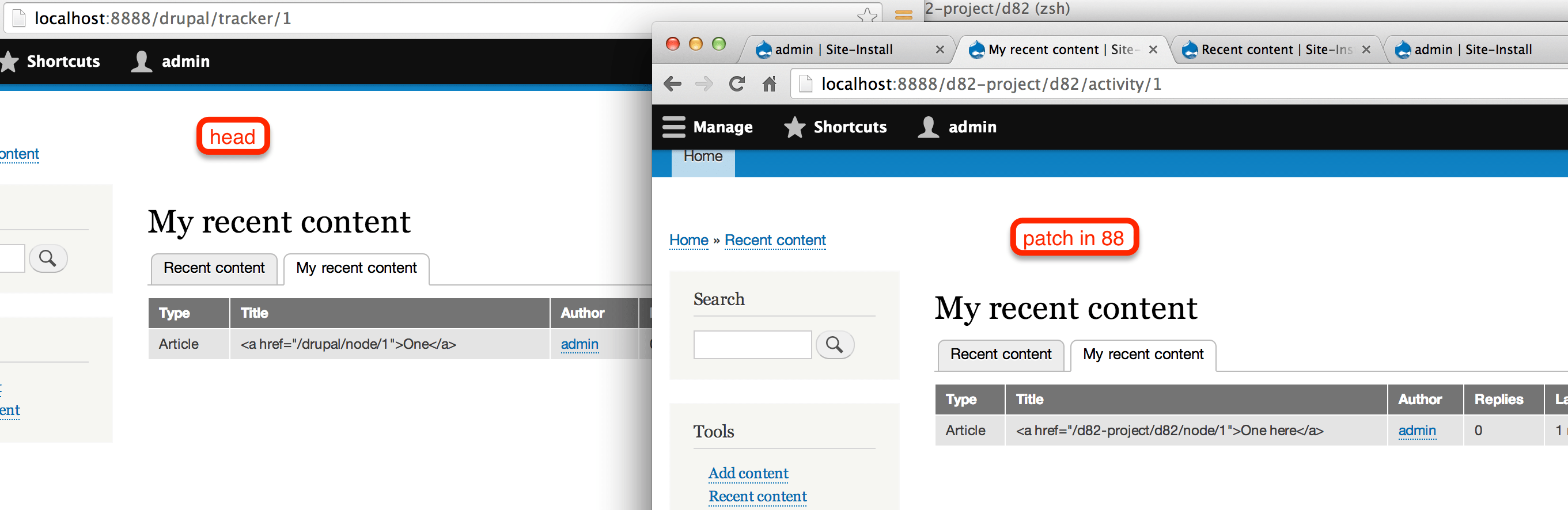 In user profiles, "Track" tab should be renamed "Activity" [140363