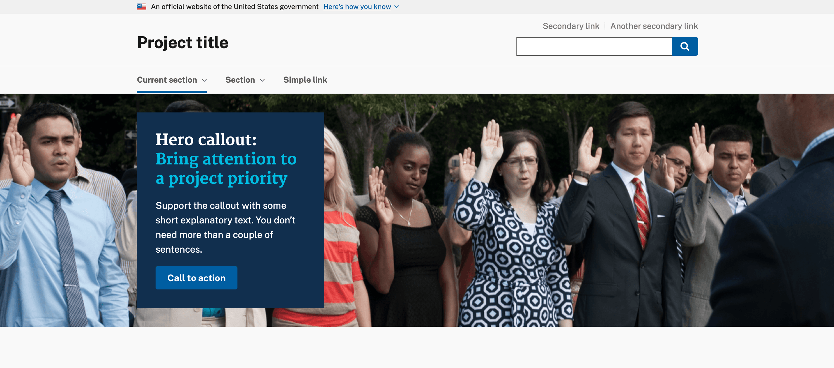 Base USWDS United States Web Design System