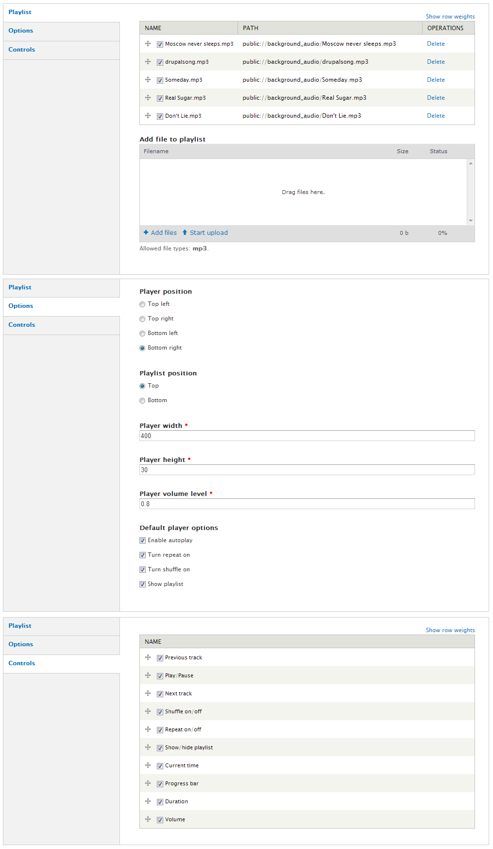 Background Audio playback