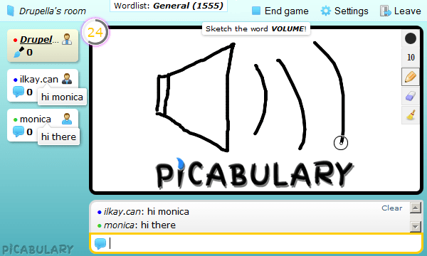 Picabulite Multiplayer Word Drawing Game