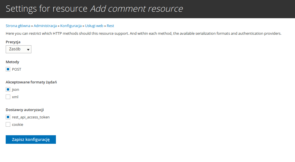 REST API Access Token