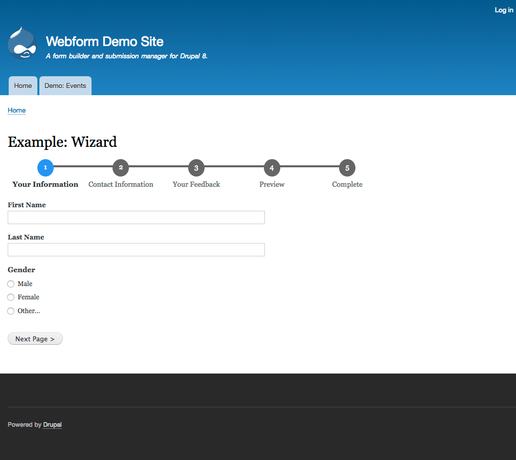form Features form Drupal Wiki guide on